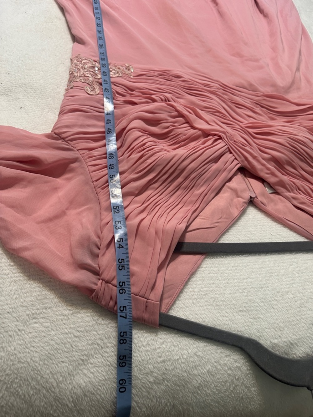 JJs House Blush Long Sleeve V-Neck Maxi Dress - Picture 11 of 12